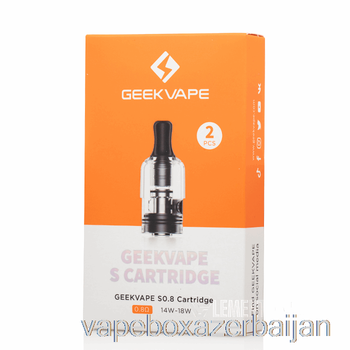 E-Juice Vape Geek Vape S Replacement Pods 0.8ohm S Pods